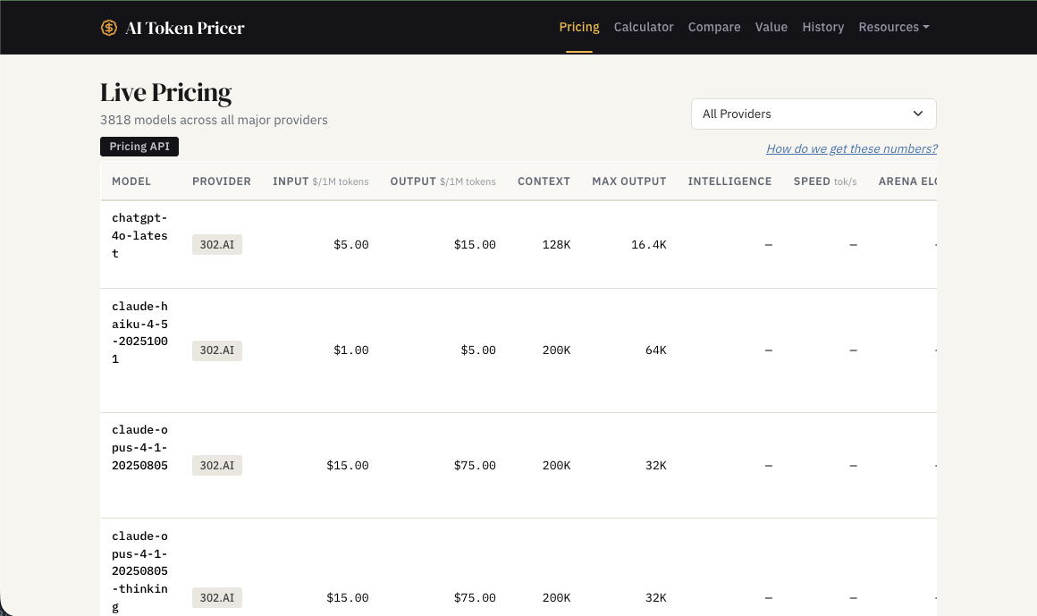 AITokenPricer screenshot